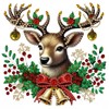 JYXSJYYD 5D DIY Christmas Diamond Art Kits for Adults, Moose Diamond Paintings Kits for Beginners,Paint by Diamonds Special Crystal Gem Art Crafts,Home Wall Decoration 11.8x11.8 Inches.
