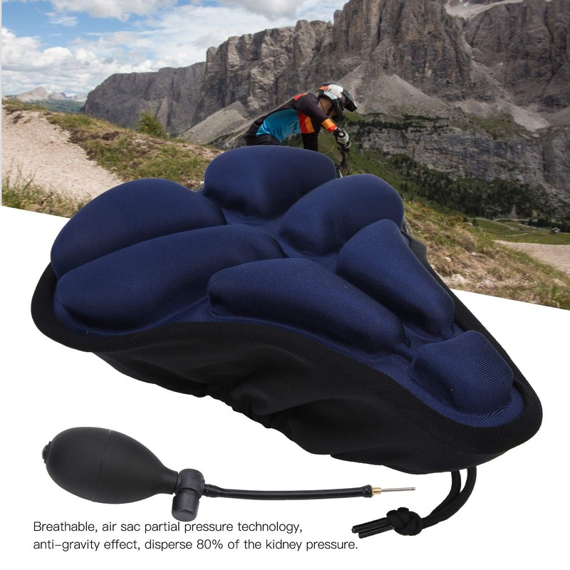 Bicycle Seat Cushion | JFT Shock‑Absorption Inflatable Saddle Cover |