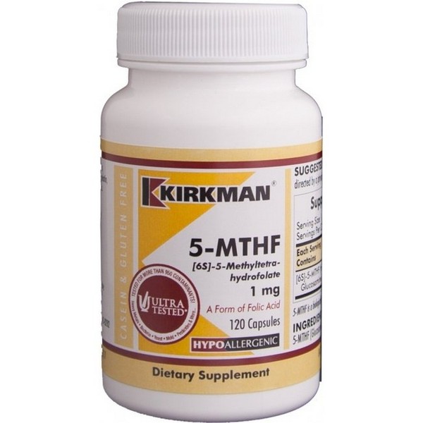 Kirkman 5-MTHF 1MG, 120