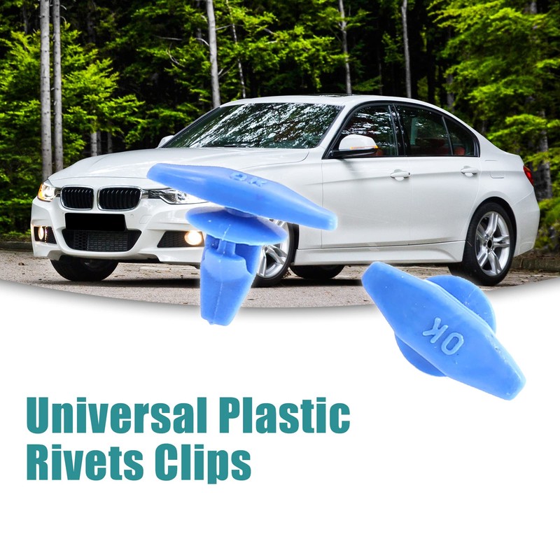 ACROPIX 5x4mm Universal Car Door Card Interior Weatherstrip Rivets Clips