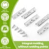 MorningRo 50 Pcs Metal End Clips for Rubber/Elastic Lawn Chair