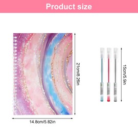 3 Pieces Sticker Album Blank for Collecting Stickers Scrapbook A5 Sticker Album Reusable Sticker Book for Collecting Stickers for Children and Adults 96 Sheets