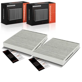 Frankberg 2x Cabin Air Filter Pollen Filter with Activated Carbon Compatible with Polo 6C1 6R1 Polo 6R Polo AE1 AW1 BZ1 Fabia I 6Y2 Fabia II 542 Ibiza III 6L1 Replace# 6Q0819653