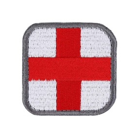 Haofy Parche Bordado de Moral Militar táctico de Primeros Auxilios de la Cruz Roja de Medic, para IFAK Rip Away Pouch, EMT, EMS, Trauma, paramédico, Kit de Rescate de