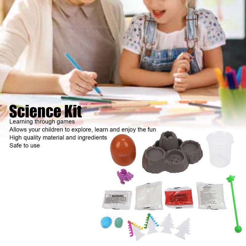 Children Chemical Science Kit Kid Science Experiments Volcanic Eruption Scene