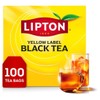 Lipton Black Tea Bags, Hot or Iced High Caffeine Tea,