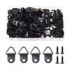 Yohong 100 Pieces Small Triangle Ring Picture Hanging Kit, Suitable