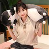 Werdast Black Cat Long Plush Pillow Cat Stuffed Animals Soft