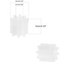 Othmro 50pcs Plastic Gears 8 Teeth Model 082A Reduction Gear