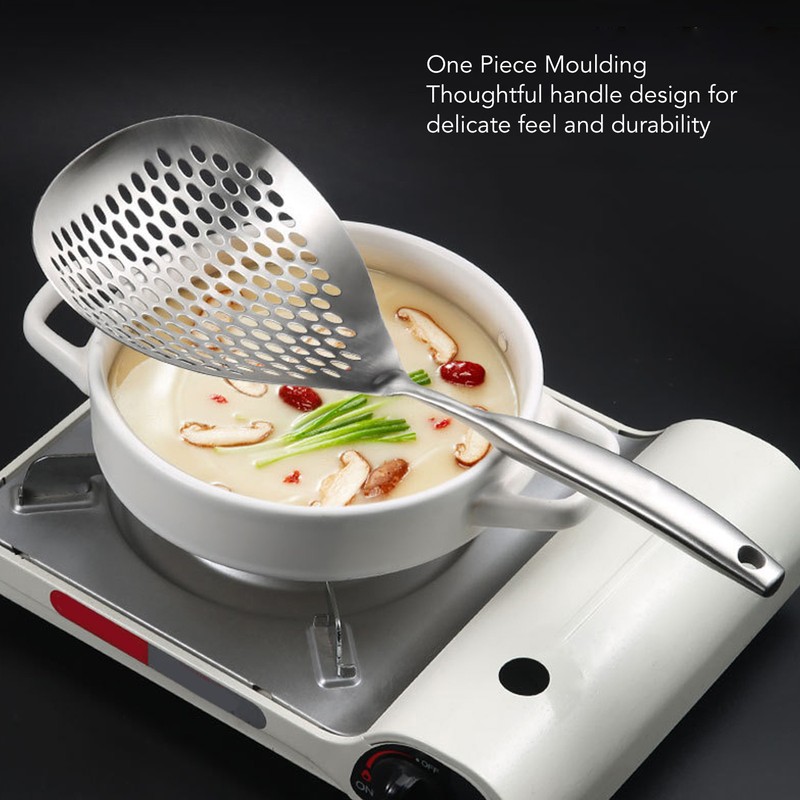 Kitchen Strainer Spoon Stainless Steel Straining Spoon Ladle Spider Strainer