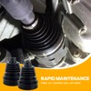 CV Boot Repair Kit,2Pcs CV Axle Boots with 4 Stainless