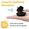 wonuu Car Dashboard Rubber Duck Ornament, Car Decoration Ducks with