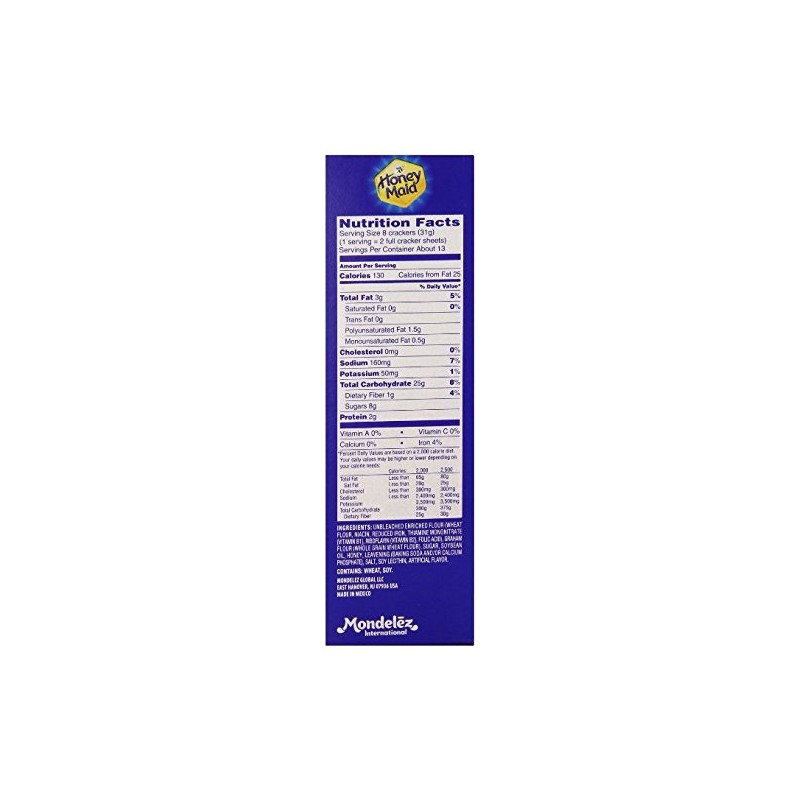 Nabisco Honey Maid Grahams Honey( package of 2)