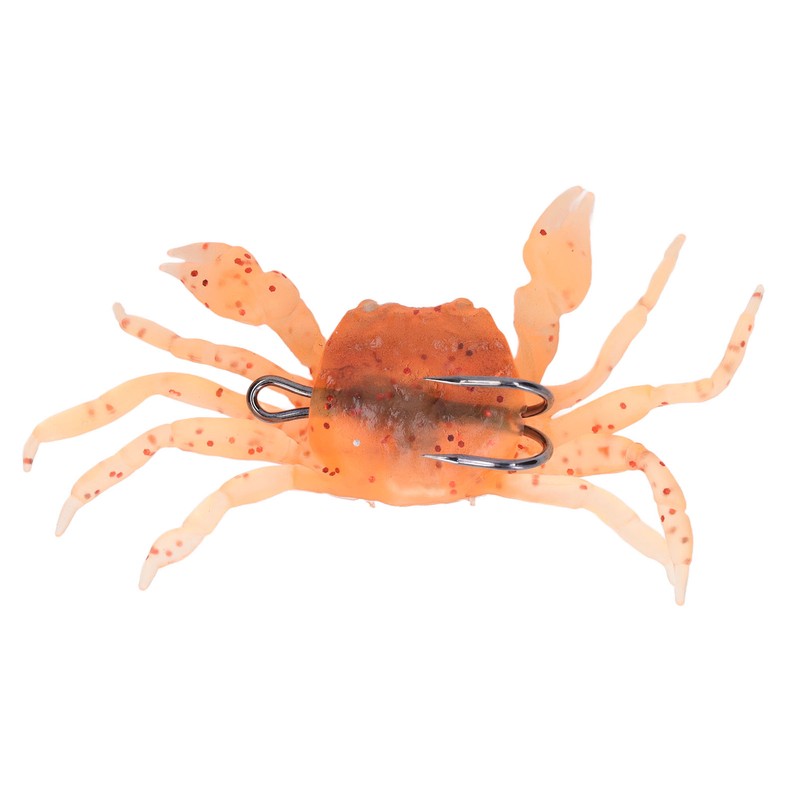 8Pcs Artificial Crab Bait 13cm 33.5g Simulation Crab Soft Lure