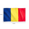 Runesol Romania Flag, 91x152cm, 3ft x 5ft, 4 Grommets, Eyelet