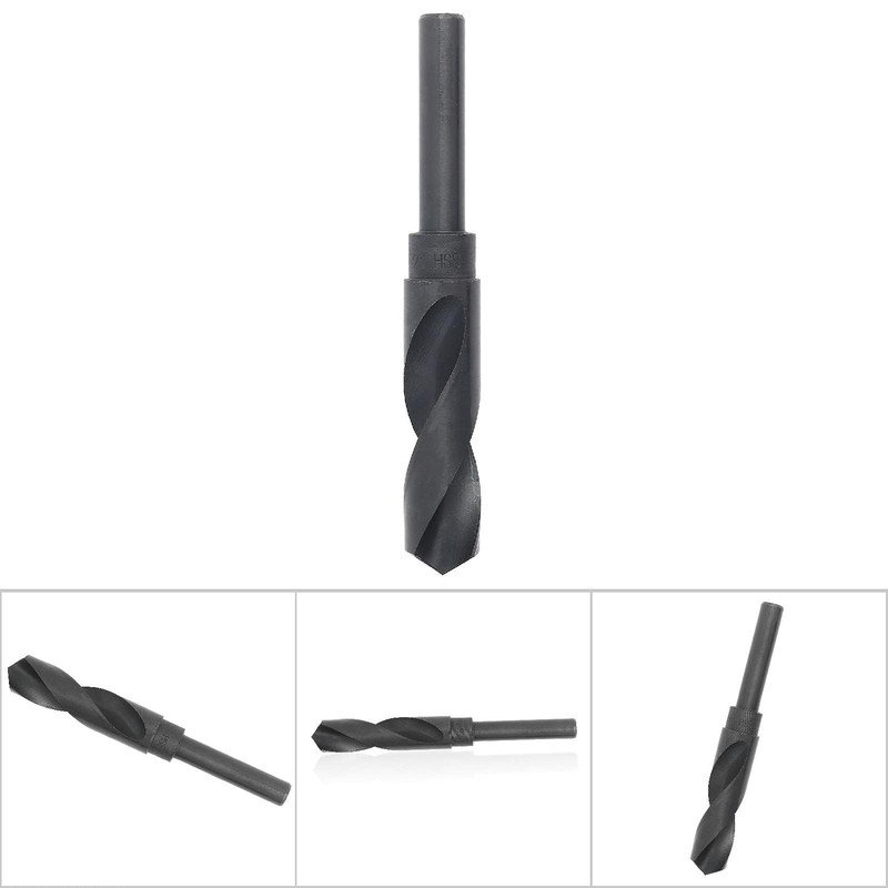 Telituny 1/2 Inch HSS Twist Drill, Drill Diameter Reduced Shank