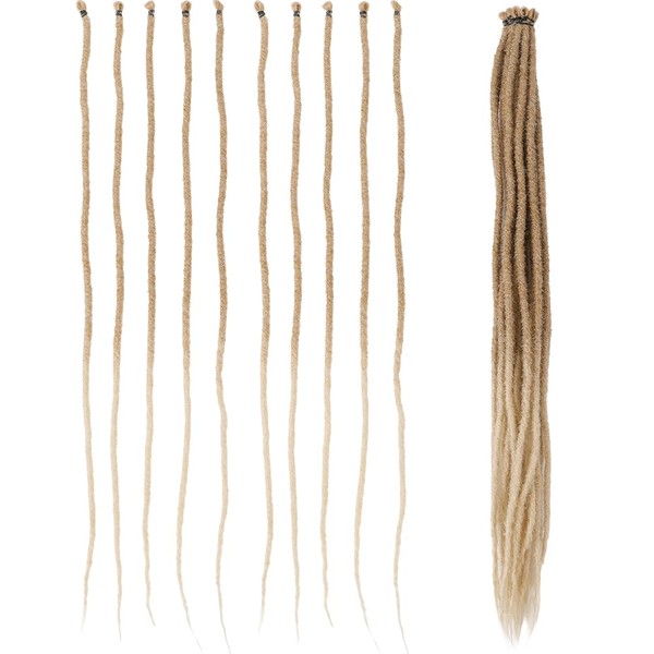 CABODYALS 15Pcs 24 Inch Tan Polyester Braids Wig Long Extension