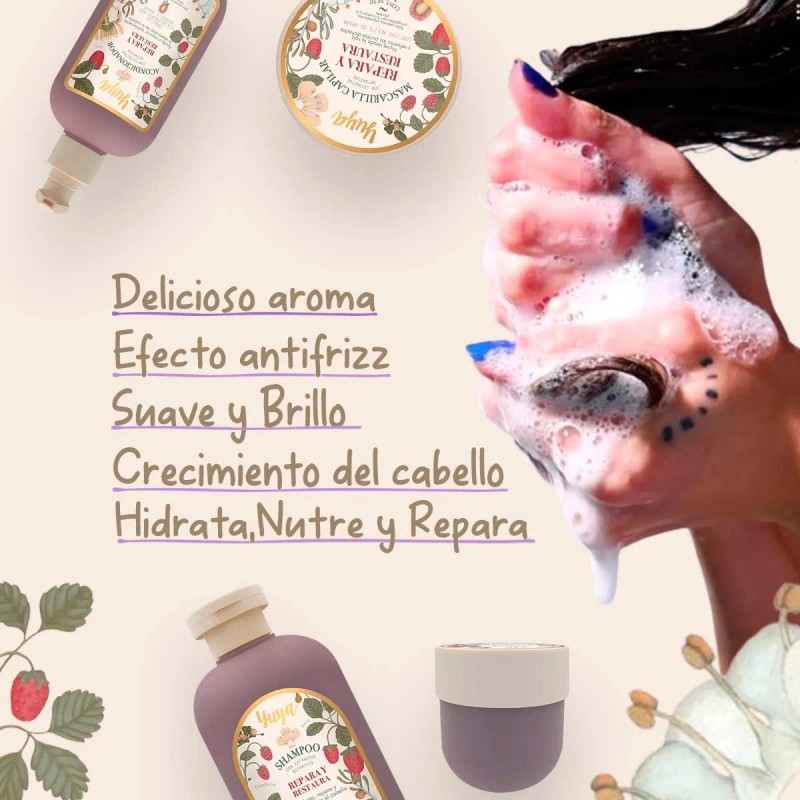 Kit Shampoomascarillaacondicionador Repara Y Restaura Yuya