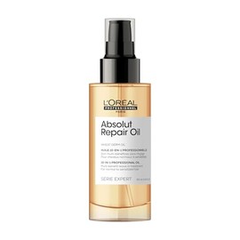 L'Oreal Professionnel Absolut Repair Tratamiento 10 en 1 | Aceite reparador para cabello seco y dañado | Nutre, revitaliza y repara el cabello | Con protección térmica | Tecnología de proteína de trigo | 90ml