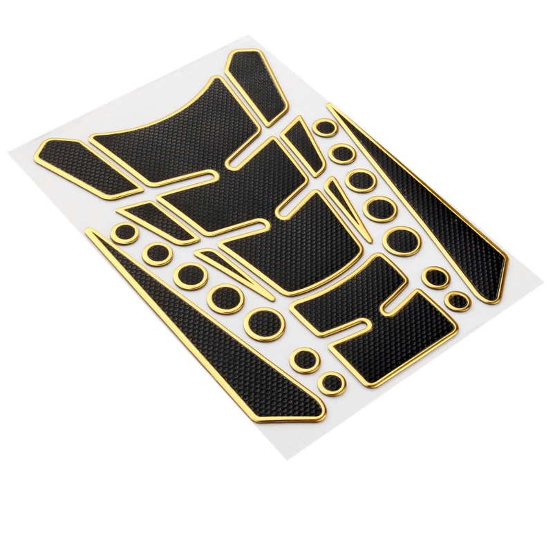 Mtsooning 3D Gas Tank Pad Sticker Replacement for Honda Yamaha