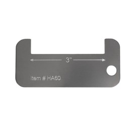 Trident Florida Lobster Measurement Gauge, Aluminum, 3 Inch