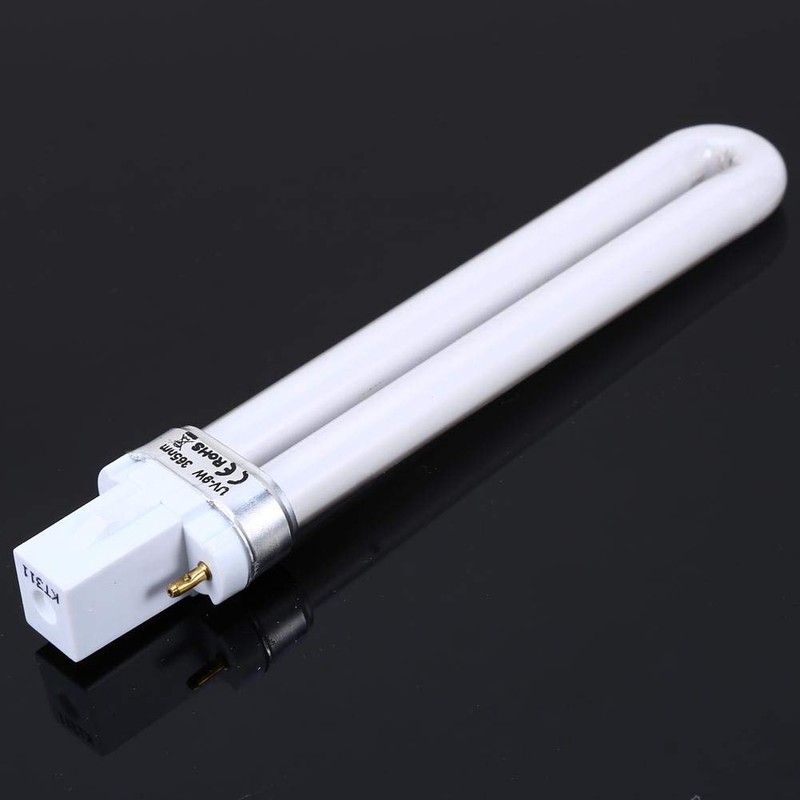 Nail Light Bulbs, UV Lamp Light Replacement 9W 365nm Nail