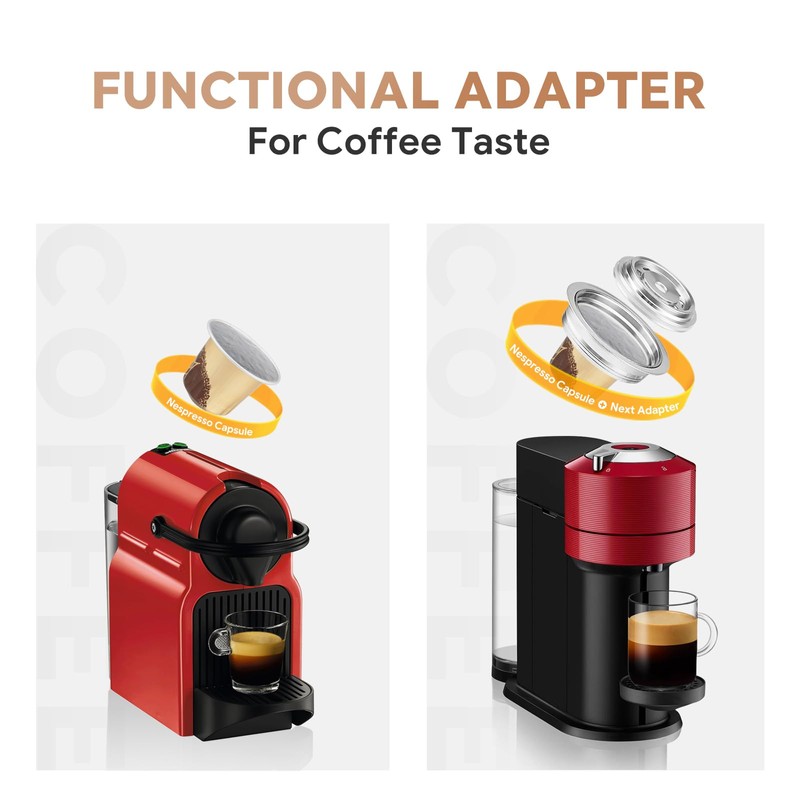 Reusable Vertuoline Converts for Nespresso Pod Vertuo Pop Next Adapter