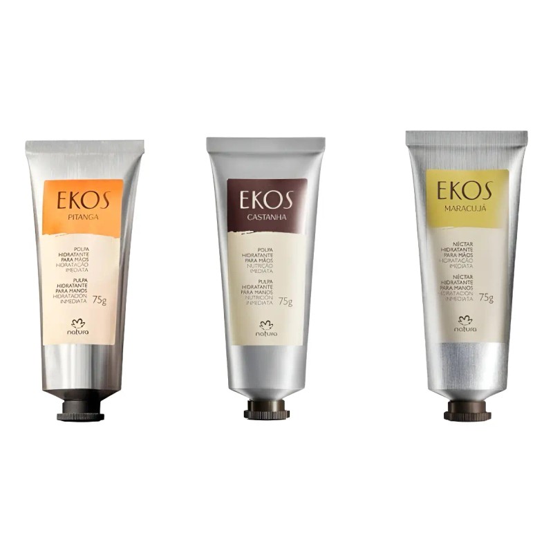 Crema/pulpa Para Manos Natura Eckos 75gr Varios Aromas
