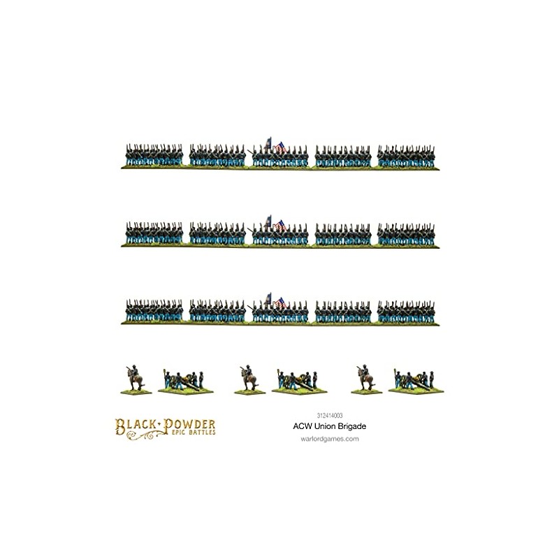 Warlord Black Powder Epic Battles American Civil War Union Brigade