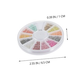 BIUDECO Creative Nail Art Gems Assorted Nail Rhinestones Pearl Beads for Face Body Glitter