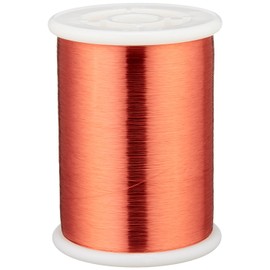 Remington Industries 42SNSPR 42 AWG Magnet Wire, Enameled Copper Wire, 1.0 lb, 0.0026" Diameter, 51313' Length, Red