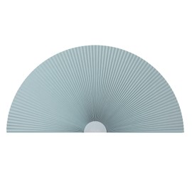 100% Light Blocking Arch Window Shades, Pleated Fabric Half Circle Cellular Cordless Semicircular Blinds with No Tools, Freely Cut Blind Half-Round Shade for Living Rooms Bedrooms Offices(36"×72")
