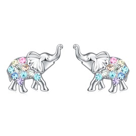 Elephant Stud Earrings for Women,Animal Elephants Earrings Gifts Jewelry for Girls (Earrings Elephant)