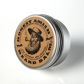 Honest Amish Beard Balm - New Large 4 OZ Twist Tin, Honest Amish, HAIR_CARE_AGENT, Crema, 1 Unidades, Orgnico                                         