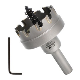 S&F STEAD & FAST 1-3/4 Inch Carbide Hole Saw for Metal, Stainless Steel & Sheet Metal – Heavy Duty Hole Cutter for Drill Press, Cordless & Hand Drill Use