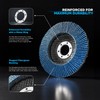 Flap Discs 4 1/2 x 7/8-Inch, 40 and 60 Grit