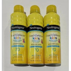 Neutrogena Beach Kids Sunscreen Spray SPF 70 - 3 Pack EXP 07/25