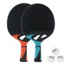 Cornilleau - 2 x Outdoor Table Tennis Bats + 3