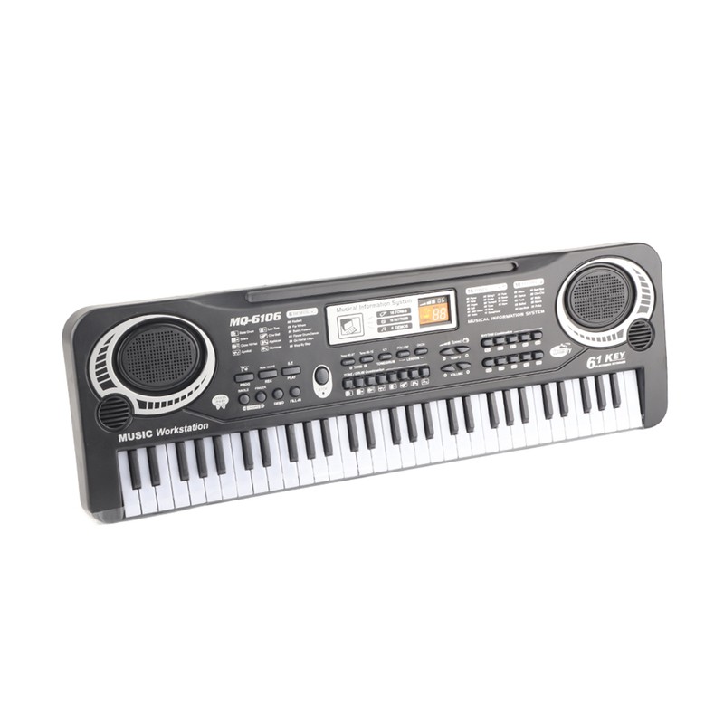 61‑Key Electric Digital Key Board Piano Musical Instruments Kids Toy