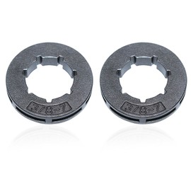 Atunee 2Pcs 3/8" 19mm Sprocket Rim fit for Husqvarna 555 154 254 257 262 XP 455 460 Rancher 50 51 55 Chainsaw Parts Replace 504523002