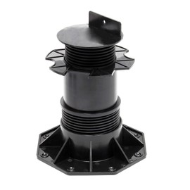 Wiltec Stilt Bearing for Patios, 2700 kg, 140-210 mm, Height-Adjustable Base for Decking, Panels and Planks