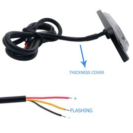 TOTMOX 1/2/4/6/8pcs LED Strobe Flashing Lighhts for Truck Lorrys Tractor Forkilft, Emergency Hazard Warning Lamps Replacement, Yellow