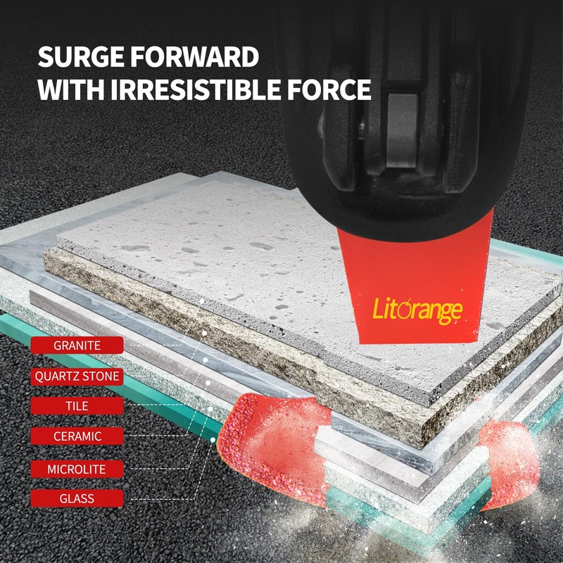Litorange Oscillating Multi Tool Grout Removal Blades Multitool Diamond Segment