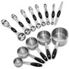 EDELIN Measuring Cups and Magnetic Measuring Spoons Set, Stainless Steel