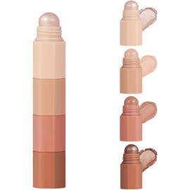 4 in 1 Matte Fine Eyeshadow Pen High Pigment Eyeshadow for Face and Eyes Highlighter Long Lasting Shimmer