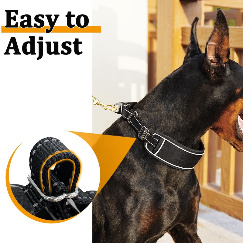 Mayerzon Martingale Dog Collar No Pull for Large Medium Dogs,