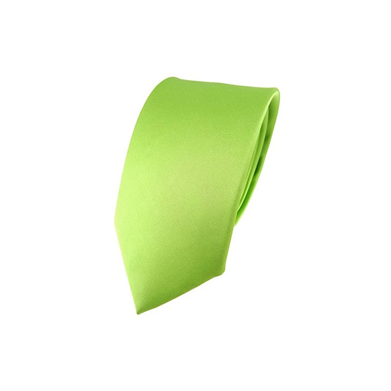 TigerTie Fashionable Satin Silk Tie in Various Colours Plain Tie