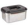 STENCOC Stainless Steel BPA Free Rectangular Leakproof Airtight Kimchi/Pickle/Food Storage