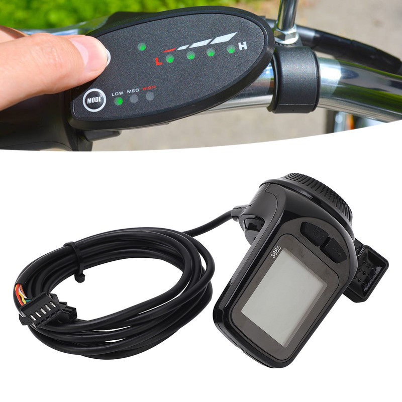 S886 LCD Display Panel Lightweight Waterproof LCD Display Panel with