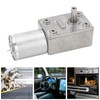 Worm Gear Motor High Torsion 12mm Single Shaft Self Locking